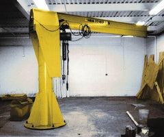 Value Collection - 1,000 Lb Load Capacity, Steel Jib Crane - Pillar Base Jib - USA Tool & Supply