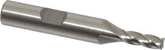 Interstate - 5mm, 9/16" LOC, 3/8" Shank Diam, 2-7/16" OAL, 4 Flute, Cobalt Square End Mill - Single End, Uncoated, Spiral Flute, 30° Helix, Centercutting, Right Hand Cut, Right Hand Flute - USA Tool & Supply