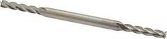 Interstate - 9/64", 3/4" LOC, 3/16" Shank Diam, 3-1/8" OAL, 4 Flute, High Speed Steel Square End Mill - Double End, Uncoated, Spiral Flute, Centercutting, Right Hand Cut, Right Hand Flute - USA Tool & Supply
