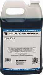 Master Fluid Solutions - Trim SOL, 1 Gal Bottle Cutting & Grinding Fluid - Water Soluble, For Grinding, Turning - USA Tool & Supply