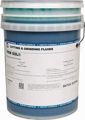 Master Fluid Solutions - Trim SOL, 5 Gal Pail Cutting & Grinding Fluid - Water Soluble, For Grinding, Turning - USA Tool & Supply