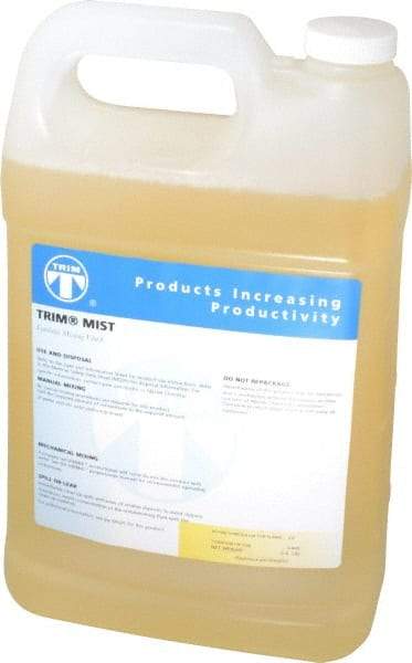 Master Fluid Solutions - Trim Mist, 1 Gal Bottle Cutting & Grinding Fluid - Synthetic, For Milling - USA Tool & Supply