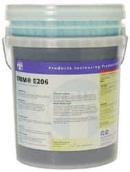 Master Fluid Solutions - Trim E206, 1 Gal & 5 Gal Bottle/Pail Cutting & Cleaning Fluid - Water Soluble - USA Tool & Supply