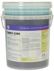Master Fluid Solutions - Trim E206, 1 Gal & 5 Gal Bottle/Pail Cutting & Cleaning Fluid - Water Soluble - USA Tool & Supply