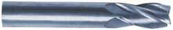 M.A. Ford - 3/8", 5/8" LOC, 3/8" Shank Diam, 2" OAL, 3 Flute, Solid Carbide Square End Mill - Single End, TiN Finish, Spiral Flute, 30° Helix, Centercutting, Right Hand Cut, Right Hand Flute, Series 169 - USA Tool & Supply