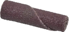 Standard Abrasives - 3/4" Max Roll Diam x 1-1/2" OAL, 60 Grit Aluminum Oxide Straight Cartridge Roll - 1/4" Pilot Hole Diam, Medium Grade - USA Tool & Supply