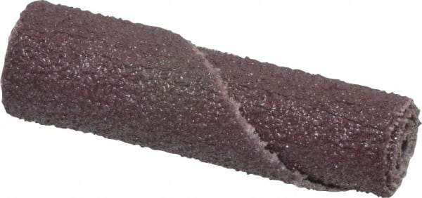 Standard Abrasives - 1/2" Max Roll Diam x 2" OAL, 60 Grit Aluminum Oxide Straight Cartridge Roll - 3/16" Pilot Hole Diam, Medium Grade - USA Tool & Supply