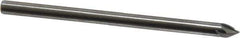 Made in USA - 3/32" Shank Diam, 5 Flute 60° Solid Carbide Countersink - Bright Finish, 1-1/2" OAL, Right Hand Cut - USA Tool & Supply