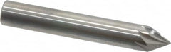 Made in USA - 5/16" Shank Diam, 7 Flute 60° Solid Carbide Countersink - USA Tool & Supply