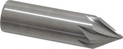Made in USA - 1/2" Shank Diam, 7 Flute 60° Solid Carbide Countersink - USA Tool & Supply