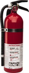 Kidde - 5 Lb, 3-A:40-B:C Rated, Dry Chemical Fire Extinguisher - 4-1/2" Diam x 16.07" High, 195 psi, 18' Discharge in 15 sec, Rechargeable, Seamless Aluminum Cylinder - USA Tool & Supply