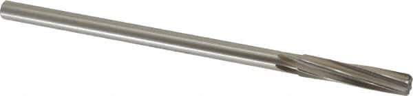 Alvord Polk - 5/16" High Speed Steel 6 Flute Chucking Reamer - Spiral Flute, 0.2792" Straight Shank, 1-1/2" Flute Length, 6" OAL - USA Tool & Supply
