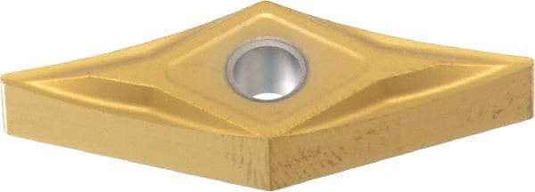 Seco - VNGM331 MF1 Grade CP200 Carbide Turning Insert - TiAlN/TiN Finish, 35° Diamond, 3/8" Inscr Circle, 3/16" Thick, 1/64" Corner Radius - USA Tool & Supply