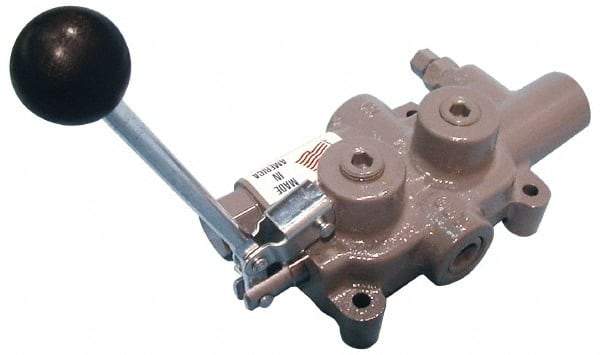 Prince - 25 GPM 3/4 Inlet Cast Iron Hydraulic Control Valve - 5-1/8" Wide x 12-1/2" Long - USA Tool & Supply