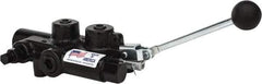 Prince - 25 GPM 3/4 Inlet Cast Iron Hydraulic Control Valve - 5-1/8" Wide x 12-1/2" Long - USA Tool & Supply