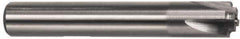 Interstate - 17/64" Radius, 1" Mill Diam, 4 Flute High Speed Steel Corner Rounding End Mill - Single End, Uncoated, 3-1/8" OAL, 3/4" Shank Diam - USA Tool & Supply