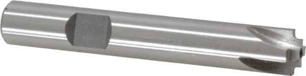 Interstate - 1/32" Radius, 3/8" Mill Diam, 4 Flute High Speed Steel Corner Rounding End Mill - Single End, Uncoated, 2-1/2" OAL, 3/8" Shank Diam - USA Tool & Supply