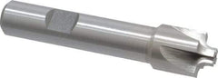 Interstate - 1/8" Radius, 5/8" Mill Diam, 4 Flute High Speed Steel Corner Rounding End Mill - Single End, Uncoated, 3" OAL, 1/2" Shank Diam - USA Tool & Supply
