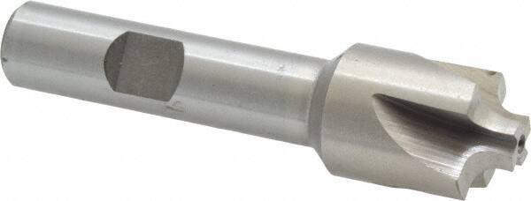 Interstate - 9/64" Radius, 3/4" Mill Diam, 4 Flute High Speed Steel Corner Rounding End Mill - Single End, Uncoated, 3" OAL, 1/2" Shank Diam - USA Tool & Supply