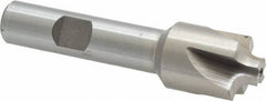 Interstate - 9/64" Radius, 3/4" Mill Diam, 4 Flute High Speed Steel Corner Rounding End Mill - Single End, Uncoated, 3" OAL, 1/2" Shank Diam - USA Tool & Supply
