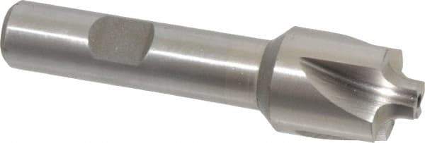 Interstate - 5/32" Radius, 3/4" Mill Diam, 4 Flute High Speed Steel Corner Rounding End Mill - Single End, Uncoated, 3" OAL, 1/2" Shank Diam - USA Tool & Supply
