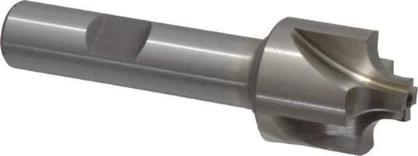 Interstate - 3/16" Radius, 7/8" Mill Diam, 4 Flute High Speed Steel Corner Rounding End Mill - Single End, Uncoated, 3" OAL, 1/2" Shank Diam - USA Tool & Supply