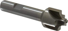 Interstate - 15/64" Radius, 7/8" Mill Diam, 4 Flute High Speed Steel Corner Rounding End Mill - Single End, Uncoated, 3-1/8" OAL, 1/2" Shank Diam - USA Tool & Supply