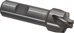 Interstate - 1/4" Radius, 1" Mill Diam, 4 Flute High Speed Steel Corner Rounding End Mill - Single End, Uncoated, 3-1/4" OAL, 3/4" Shank Diam - USA Tool & Supply