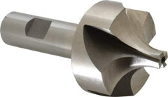 Interstate - 5/8" Radius, 1-15/16" Mill Diam, 4 Flute High Speed Steel Corner Rounding End Mill - Single End, Uncoated, 4" OAL, 3/4" Shank Diam - USA Tool & Supply