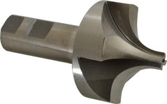 Interstate - 7/8" Radius, 2-1/2" Mill Diam, 4 Flute High Speed Steel Corner Rounding End Mill - Single End, Uncoated, 4-1/2" OAL, 1" Shank Diam - USA Tool & Supply