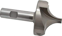 Interstate - 1" Radius, 2-5/8" Mill Diam, 4 Flute High Speed Steel Corner Rounding End Mill - Single End, Uncoated, 4-1/2" OAL, 3/4" Shank Diam - USA Tool & Supply
