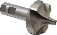 Interstate - 1" Radius, 2-5/8" Mill Diam, 4 Flute High Speed Steel Corner Rounding End Mill - Single End, Uncoated, 4-3/4" OAL, 1" Shank Diam - USA Tool & Supply