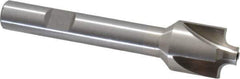 Interstate - 1/8" Radius, 5/8" Mill Diam, 4 Flute High Speed Steel Corner Rounding End Mill - Single End, Uncoated, 3" OAL, 3/8" Shank Diam - USA Tool & Supply