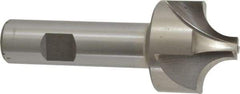 Interstate - 1/2" Radius, 1-1/2" Mill Diam, 4 Flute High Speed Steel Corner Rounding End Mill - Single End, Uncoated, 3-7/8" OAL, 3/4" Shank Diam - USA Tool & Supply