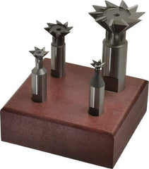 Value Collection - Dovetail Cutter Sets Included Angle: 45 Minimum Cutting Diameter (Inch): 3/8 - USA Tool & Supply