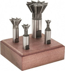 Value Collection - Dovetail Cutter Sets Included Angle: 60 Minimum Cutting Diameter (Inch): 3/8 - USA Tool & Supply