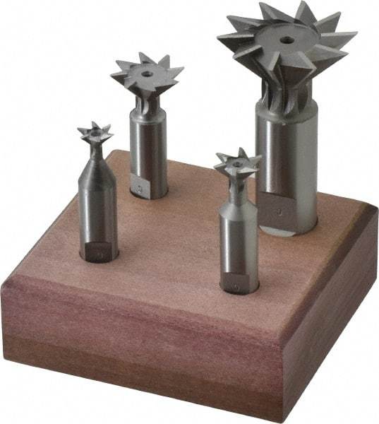 Value Collection - Dovetail Cutter Sets Included Angle: 45 Minimum Cutting Diameter (Inch): 3/8 - USA Tool & Supply