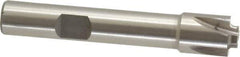 Interstate - 3/64" Radius, 7/16" Mill Diam, 4 Flute Cobalt Corner Rounding End Mill - Single End, Uncoated, 2-1/2" OAL, 3/8" Shank Diam - USA Tool & Supply