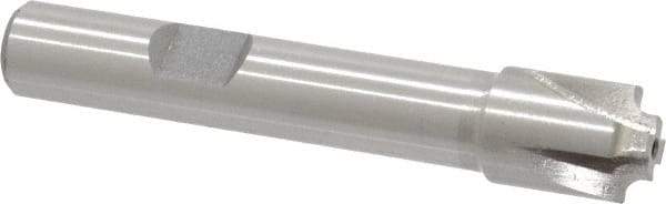 Interstate - 1/16" Radius, 7/16" Mill Diam, 4 Flute Cobalt Corner Rounding End Mill - Single End, Uncoated, 2-1/2" OAL, 3/8" Shank Diam - USA Tool & Supply