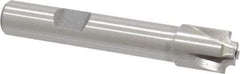Interstate - 1/16" Radius, 7/16" Mill Diam, 4 Flute Cobalt Corner Rounding End Mill - Single End, Uncoated, 2-1/2" OAL, 3/8" Shank Diam - USA Tool & Supply
