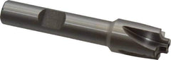 Interstate - 5/64" Radius, 1/2" Mill Diam, 4 Flute Cobalt Corner Rounding End Mill - Single End, Uncoated, 2-1/2" OAL, 3/8" Shank Diam - USA Tool & Supply