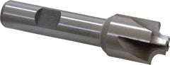 Interstate - 9/64" Radius, 3/4" Mill Diam, 4 Flute Cobalt Corner Rounding End Mill - Single End, Uncoated, 3" OAL, 1/2" Shank Diam - USA Tool & Supply