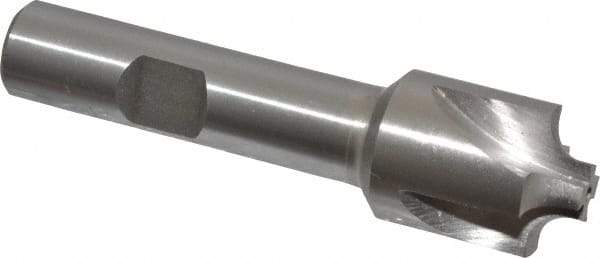 Interstate - 11/64" Radius, 3/4" Mill Diam, 4 Flute Cobalt Corner Rounding End Mill - Single End, Uncoated, 3" OAL, 1/2" Shank Diam - USA Tool & Supply