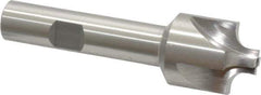 Interstate - 3/16" Radius, 7/8" Mill Diam, 4 Flute Cobalt Corner Rounding End Mill - Single End, Uncoated, 3-1/8" OAL, 1/2" Shank Diam - USA Tool & Supply
