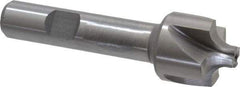 Interstate - 13/64" Radius, 7/8" Mill Diam, 4 Flute Cobalt Corner Rounding End Mill - Single End, Uncoated, 3-1/8" OAL, 1/2" Shank Diam - USA Tool & Supply