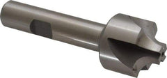 Interstate - 1/4" Radius, 1" Mill Diam, 4 Flute Cobalt Corner Rounding End Mill - Single End, Uncoated, 3-1/8" OAL, 1/2" Shank Diam - USA Tool & Supply