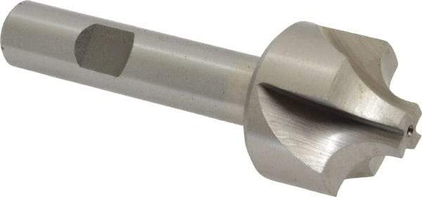 Interstate - 5/16" Radius, 1-1/8" Mill Diam, 4 Flute Cobalt Corner Rounding End Mill - Single End, Uncoated, 3-1/4" OAL, 1/2" Shank Diam - USA Tool & Supply