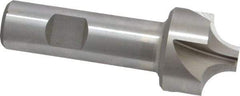 Interstate - 13/32" Radius, 1-1/4" Mill Diam, 4 Flute Cobalt Corner Rounding End Mill - Single End, Uncoated, 3-1/2" OAL, 3/4" Shank Diam - USA Tool & Supply