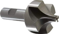 Interstate - 19/32" Radius, 1-15/16" Mill Diam, 4 Flute Cobalt Corner Rounding End Mill - Single End, Uncoated, 4" OAL, 3/4" Shank Diam - USA Tool & Supply