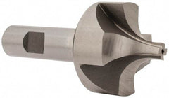 Interstate - 5/8" Radius, 1-15/16" Mill Diam, 4 Flute Cobalt Corner Rounding End Mill - Single End, Uncoated, 4" OAL, 3/4" Shank Diam - USA Tool & Supply